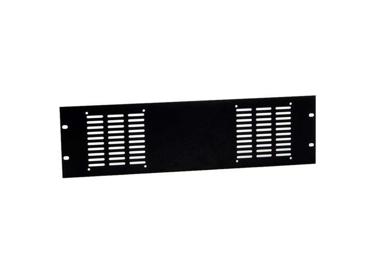 Adam Hall 19" Parts 8763 - Rack Panel punched for 2